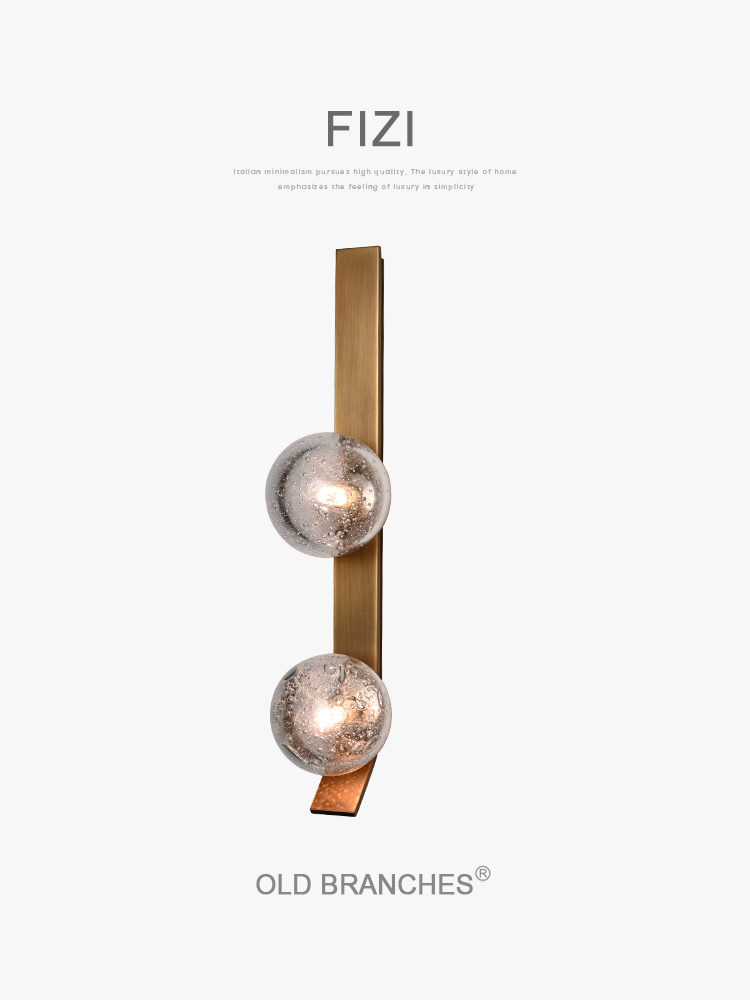 FIZI 气泡玻璃壁灯 · 产品展示