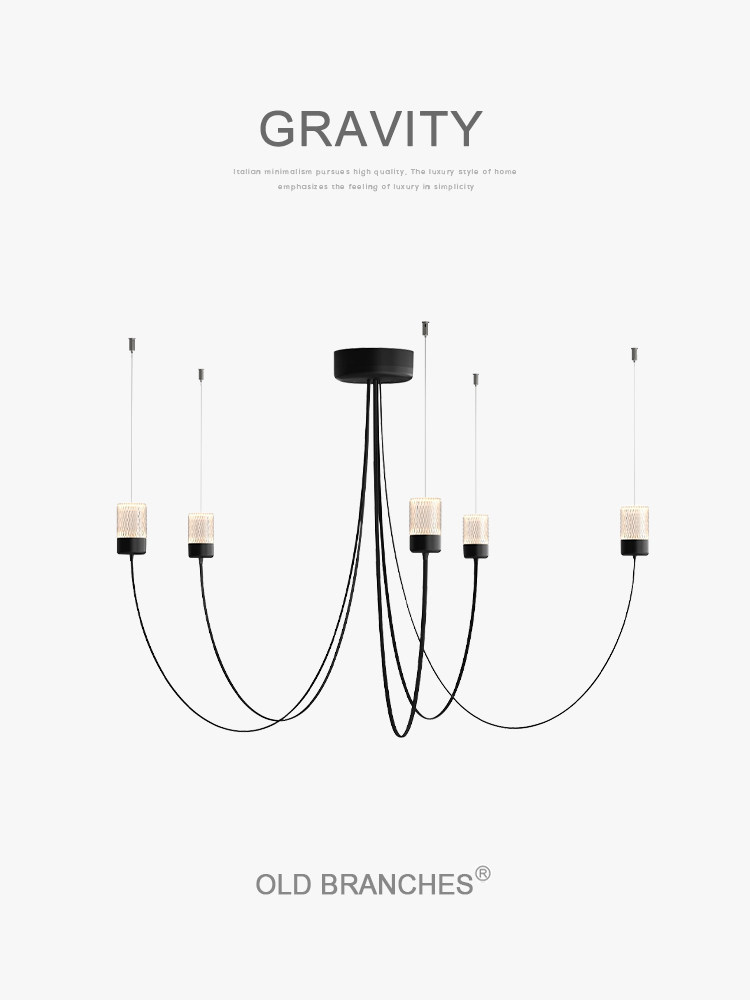GRAVITY 多头艺术吊灯 · 产品展示