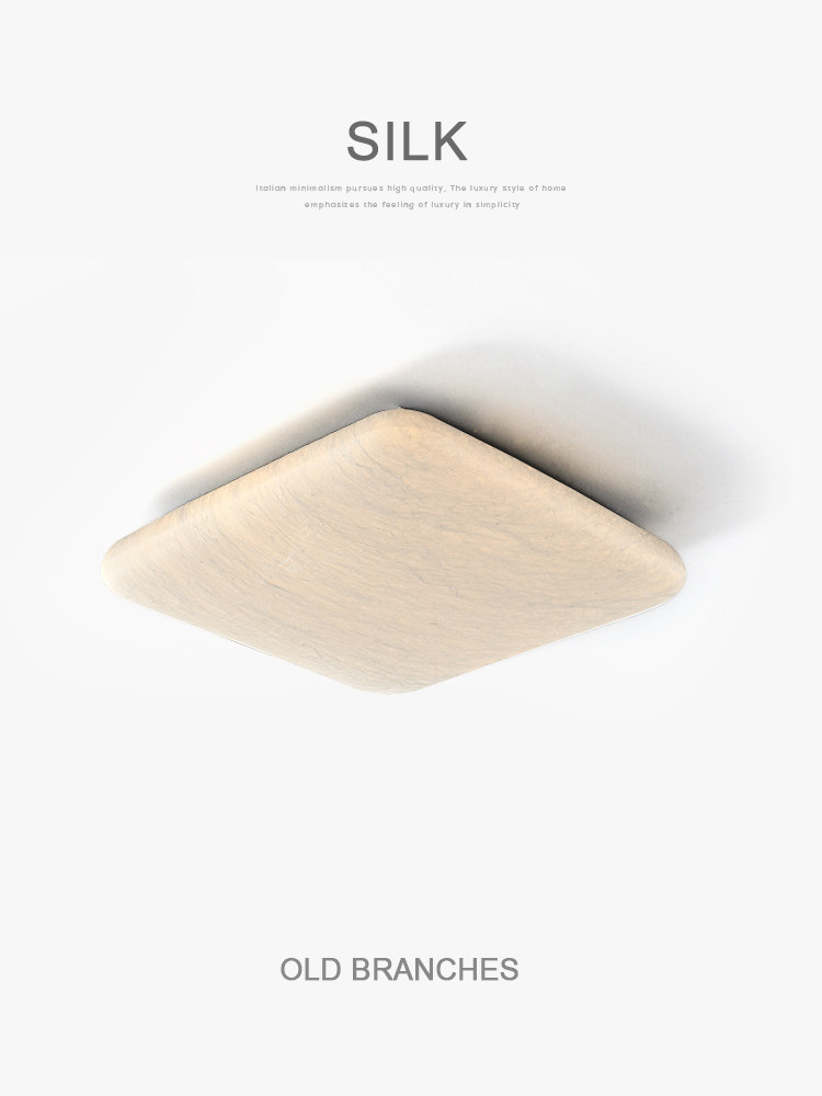SILK 方形蚕丝吸顶灯 · 产品展示